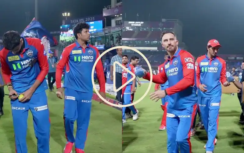 Signed Tennis Balls, Jerseys! Axar, Du Plessis Make Heart-Winning Gesture To DC Fans